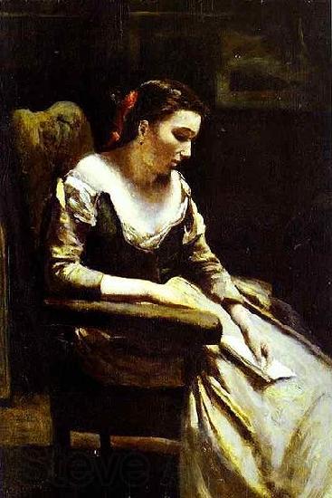 Jean-Baptiste Camille Corot The Letter
